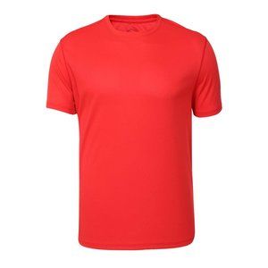 Asics Men's Ready Set II Short Sleeve Shirt 'Red' 2011B458-600 size L